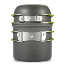 New Ultralight Outdoor Camping Cookware Utensils Hiking Picnic Backpacking Tableware Pot Pan 1-2persons Non-stick Pot Pans Bowls