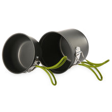 New Ultralight Outdoor Camping Cookware Utensils Hiking Picnic Backpacking Tableware Pot Pan 1-2persons Non-stick Pot Pans Bowls