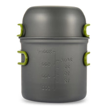 New Ultralight Outdoor Camping Cookware Utensils Hiking Picnic Backpacking Tableware Pot Pan 1-2persons Non-stick Pot Pans Bowls