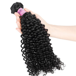 Yvonne Malaysian Curly Virgin Hair 1 Piece Natural Color 100% Human Hair Weaving Free shipping