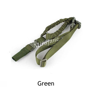 USA Tactical Hunting Gun Sling Adjustable 1 Single Point Bungee Rifle Sling Strap System Free Shipping